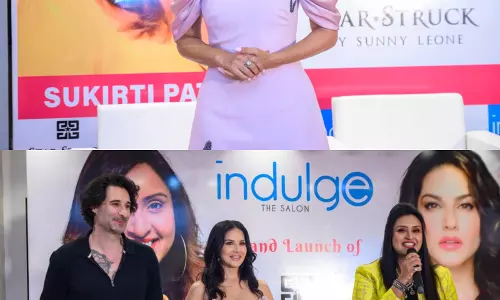 सनी लियोनी ने ओडिशा में अपना कॉस्मेटिक ब्रांड स्टार स्ट्रक किया लॉन्च!