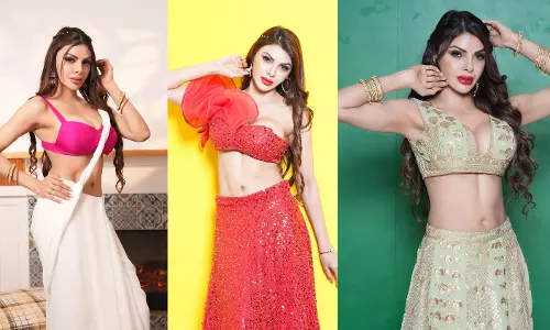 Sherlyn Chopra ने देसी अवतार में ढाया कहर, देखें दिलकश Pics