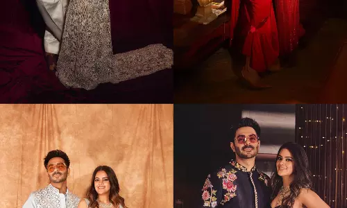 इस शादी के सीज़न में अपारशक्ति खुराना और आकृति आहूजा के बेहतरीन ट्विनिंग मोमेंट्स