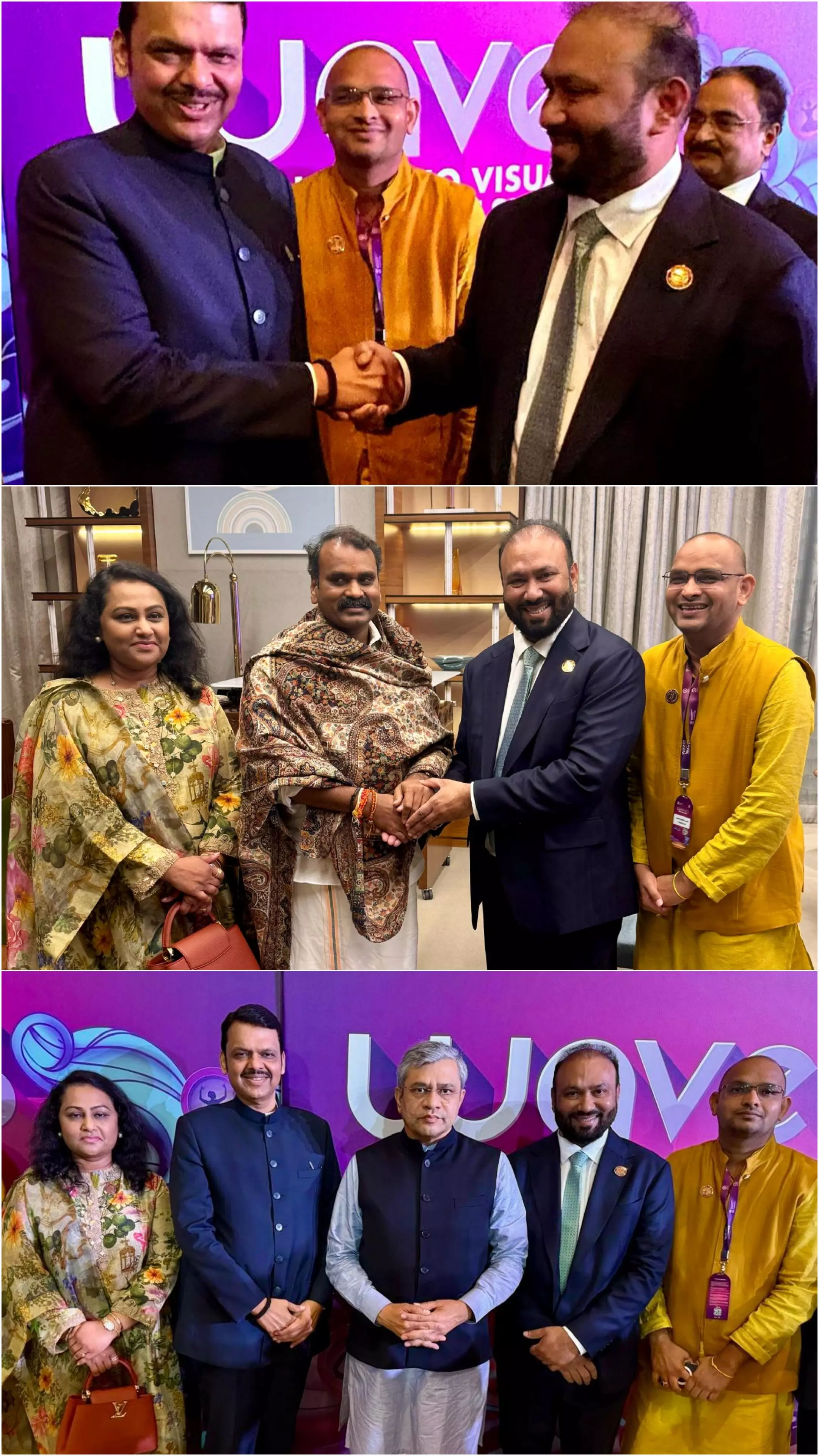 माननीय प्रधानमंत्री श्री नरेंद्र मोदी के WAVES 2025 विज़न से प्रेरित होकर, Lyca Group (यूके-यूरोप) और महावीर जैन फिल्म्स ने वैश्विक दर्शकों के लिए 9 भारतीय फीचर फिल्मों के निर्माण की साझेदारी की घोषणा की। माननीय प्रधानमंत्री श्री नरेंद्र मोदी के WAVES 2025 विज़न से प्रेरित होकर, Lyca Group (यूके-यूरोप) और महावीर जैन फिल्म्स ने वैश्विक दर्शकों के लिए 9 भारतीय फीचर फिल्मों के निर्माण की साझेदारी की घोषणा की।