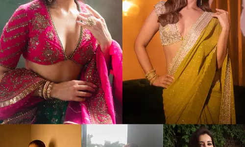 राशि खन्ना के शानदार फेस्टिव लुक से लें प्रेरणा: इस सीज़न अपनाएं उनके 5 स्टाइलिश लुक