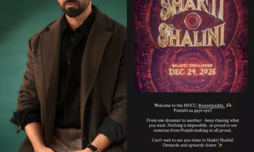 मैडॉक यूनिवर्स की नई फिल्म ‘शक्ति शालिनी’ का ऐलान, अनीत की एंट्री पर आयुष्मान खुराना ने लिखा भावुक संदेश मैडॉक यूनिवर्स की नई फिल्म ‘शक्ति शालिनी’ का ऐलान, अनीत की एंट्री पर आयुष्मान खुराना ने लिखा भावुक संदेश