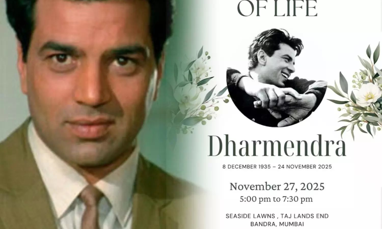 मुंबई में धर्मेंद्र की प्रेयर मीट में उमड़ा सितारों का सैलाब, आशा पारेख से मुमताज़ तक ने दी श्रद्धांजलि मुंबई में धर्मेंद्र की प्रेयर मीट में उमड़ा सितारों का सैलाब, आशा पारेख से मुमताज़ तक ने दी श्रद्धांजलि