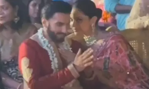 गोवा में पारिवारिक शादी में रणवीर सिंह–दीपिका पादुकोण की ट्विनिंग ने जीता दिल, रेड आउटफिट में दिखे ‘कपल गोल्स’